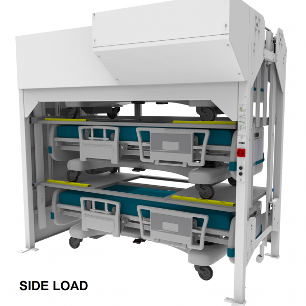 Vertical Hospital Bed Storage Bedlift Materials Handling