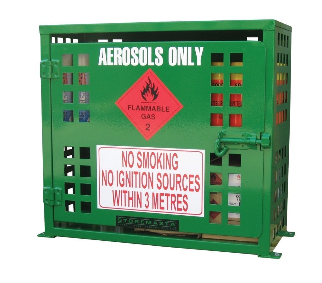 Aerosol Can Storage Cages Materials Handling