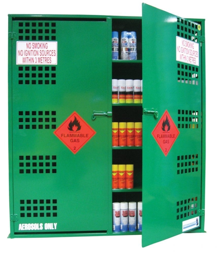 Aerosol Can Storage Cages Materials Handling