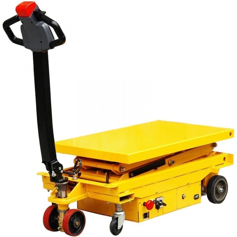 Scissor Lift Trolleys Powered Lift and Drive Materials Handling