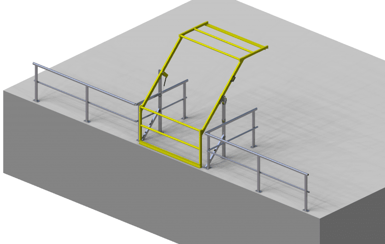 Mezzanine Safety Gate Sentry