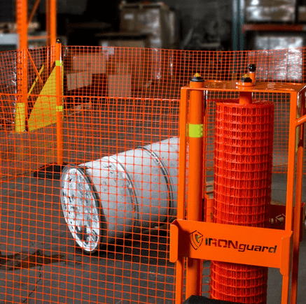 ironguard-6 Portable Safety Zone contains spills