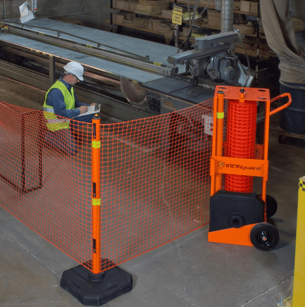 ironguard-9 Portable Safety Zone contains dangerous zones
