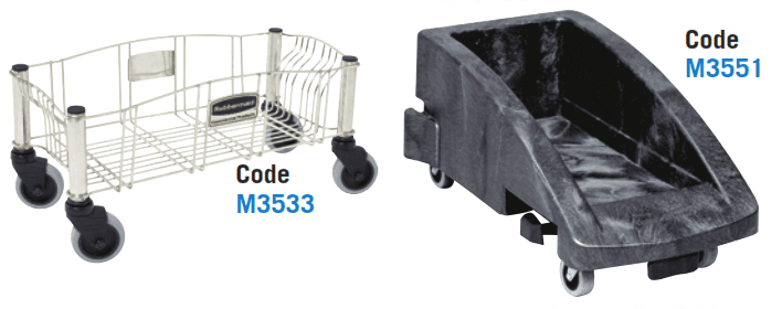 Waste Containers and Tops Slim Jim