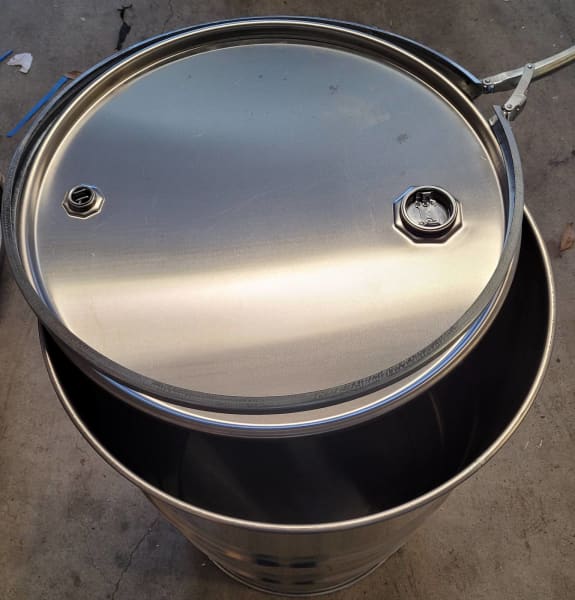 40 Gallon Stainless Steel Drum w/One Top Bung