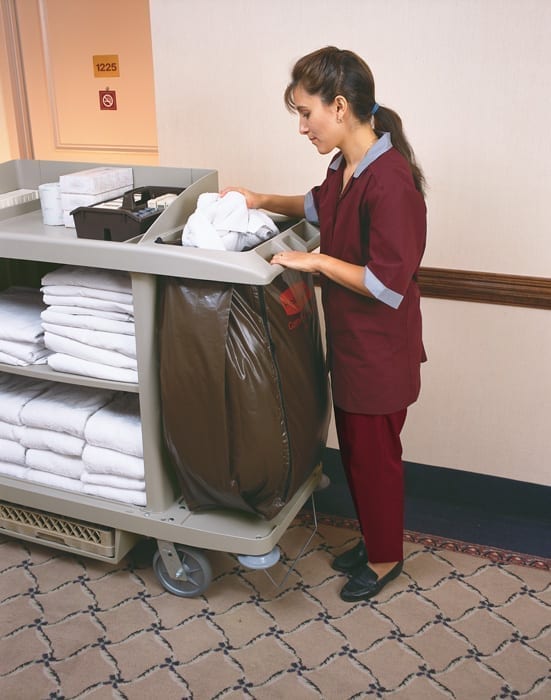 B6189 Housekeeping Cart Servicing Rooms Bag