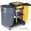 B9T72 High Capacity Cleaning Cart with accessories 1