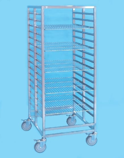 Food Service Tray Storage Trolleys Materials Handling
