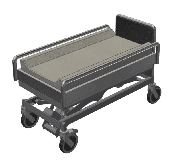 Baby Change Table height adjustable DC Powerlift (2)