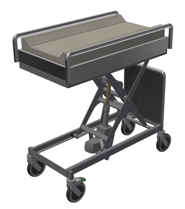 Baby change table height adjustable Materials Handling