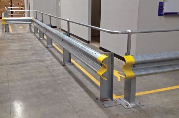 Ball Fence with W Beam application 4 Ball Fence with W Beam application 4