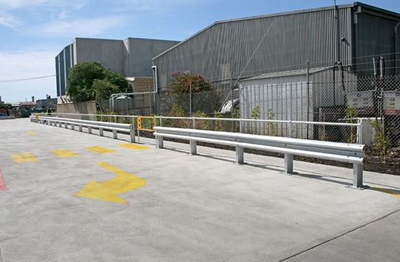 Ball Fence with W Beam application Ball Fence with W Beam application