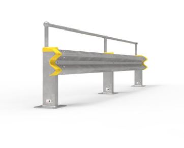 Ball Fence with W Beam side Ball Fence with W Beam side