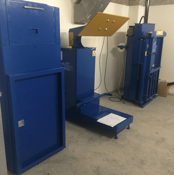 Bin Press and Compactor Materials Handling