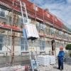 Construction lift insulation