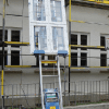 Construction lift windows