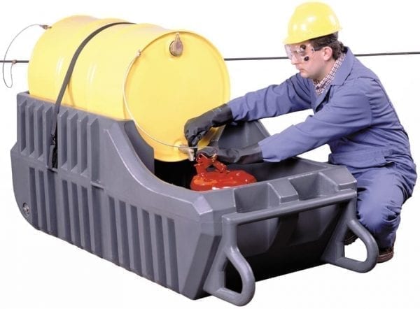 D28908 Drum Spill Containment Trolley
