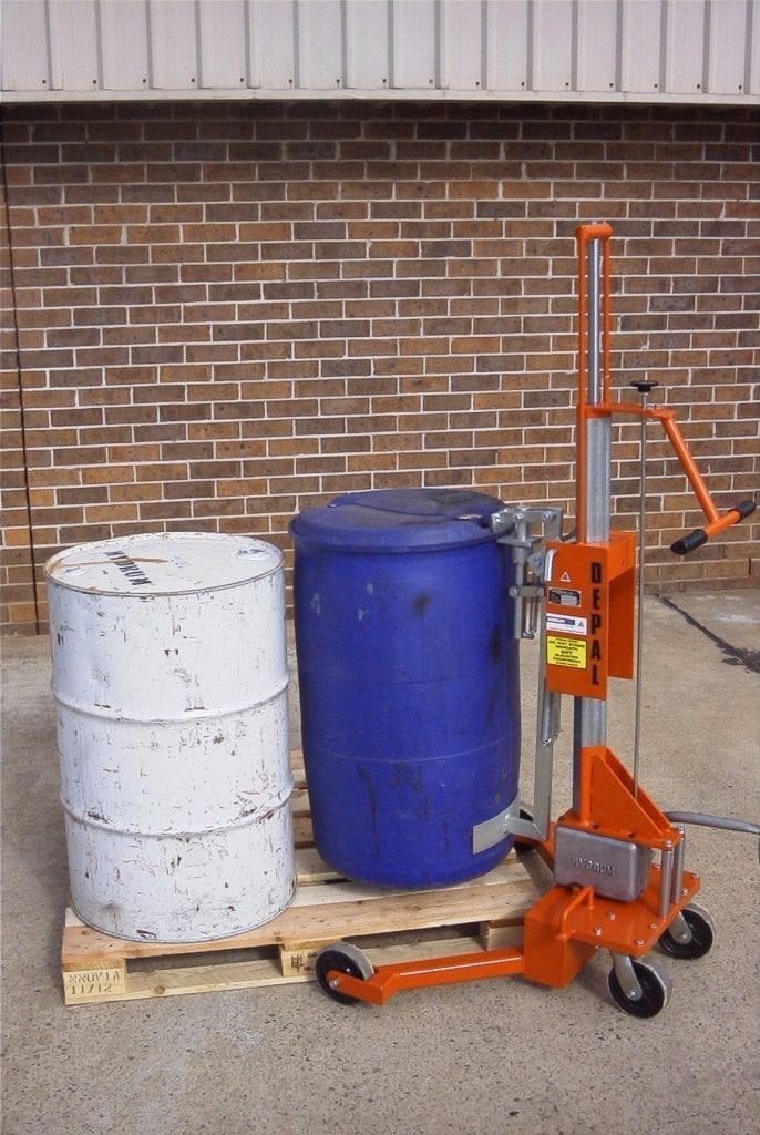 Palletising Drum Lifter Materials Handling