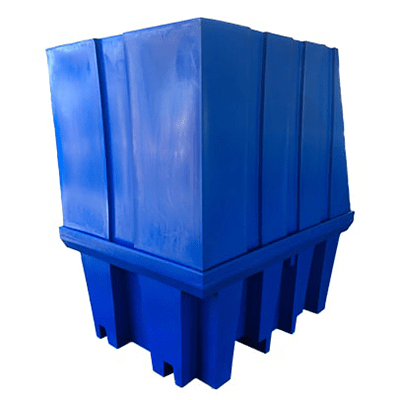 DMXP6510 Single IBC Spill Pallets Shroud back