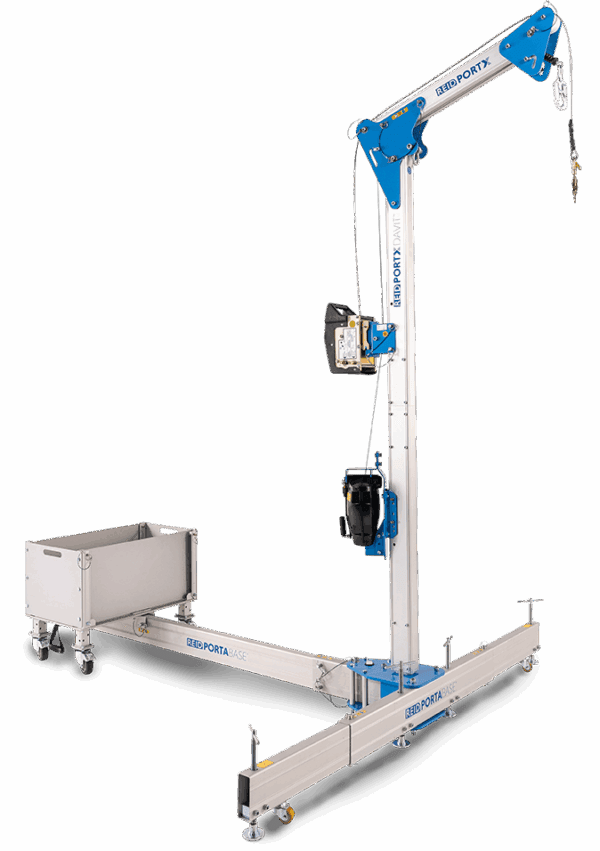 Davit Crane Aluminium PortX Davit PXD Counterbalance Base