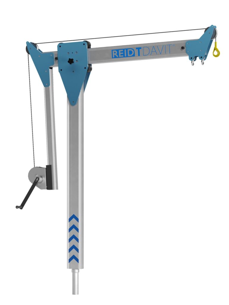 Davit Crane Aluminium T Davit TDAVIT Variable Winch Davit Crane Aluminium T Davit TDAVIT Variable Winch
