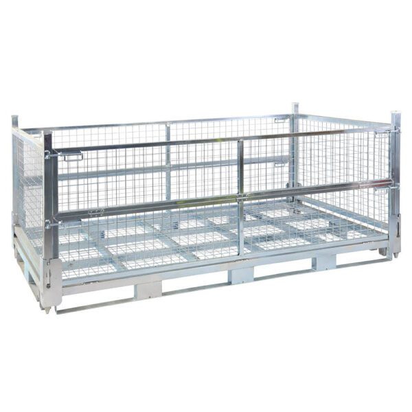 Double width collapsible stillage