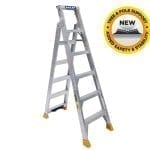 Dual Purpose Ladders - Aluminium Riveted with tree/pole support