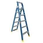 Dual Purpose Ladders - Fibreglass Riveted with tree/pole support