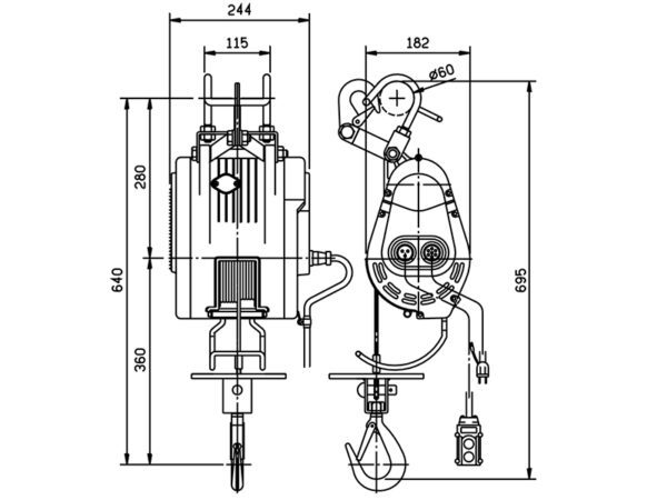 Electric Hoists – Wire Rope (2)