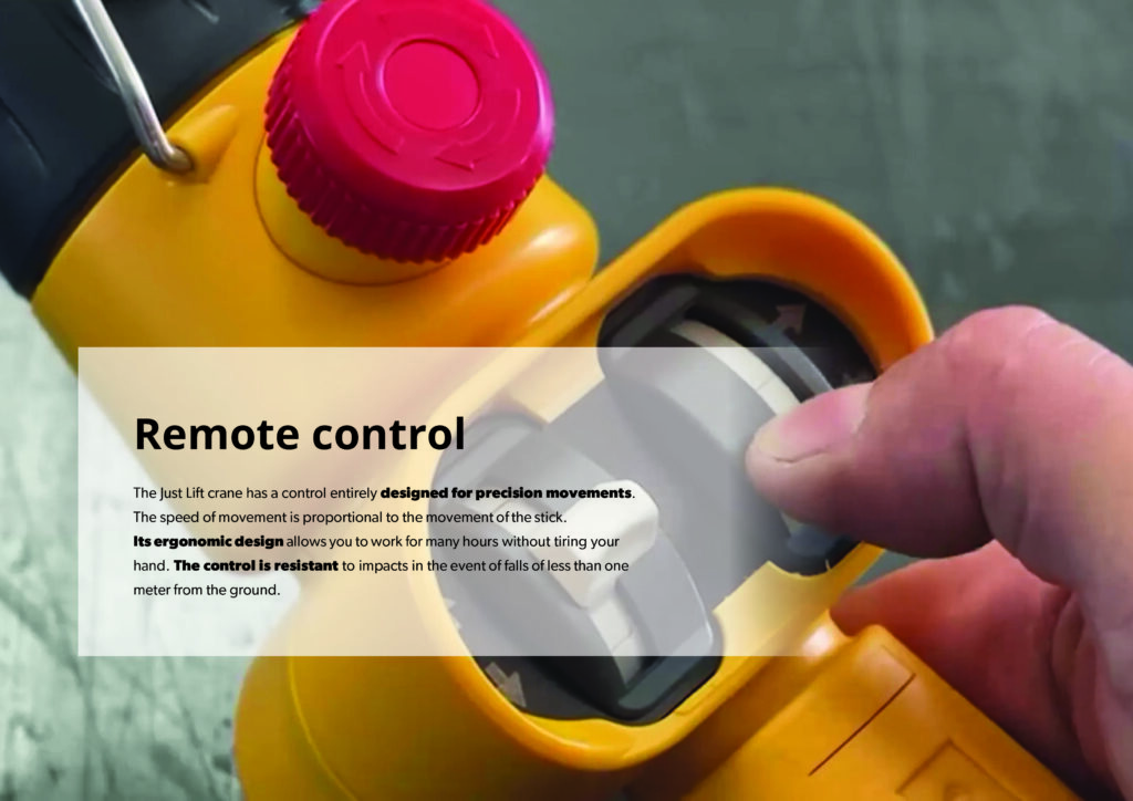 Floor Crane Mobile Counterbalanced controls