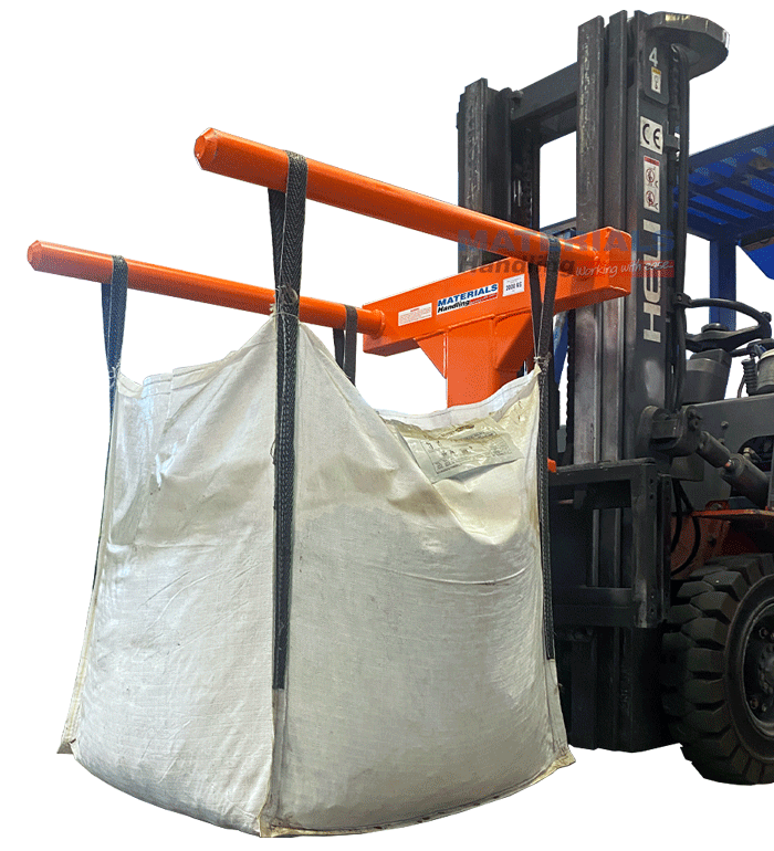 Forklift carriage mounted bulk bag lifter MBBP2000 QR