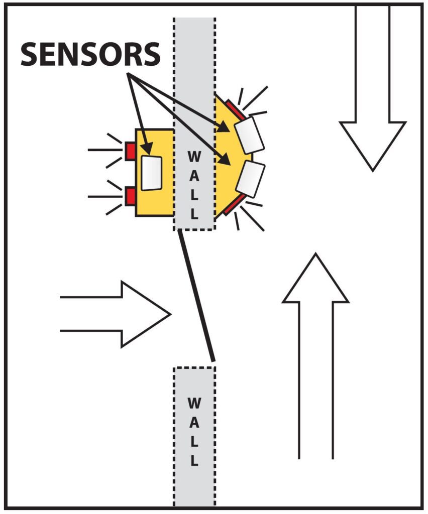 Hall Door Monitor HM4 collision alert sensor traffic
