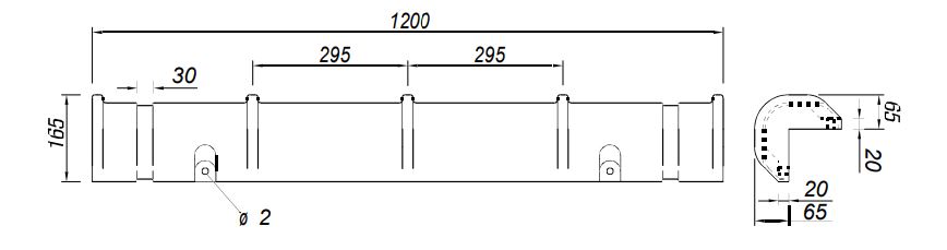 IN3010 Corner Protectors Dimensions