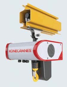 KONE CLX chain hoist enclosed track crane