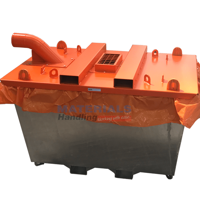 Concrete Washout Bin Materials Handling