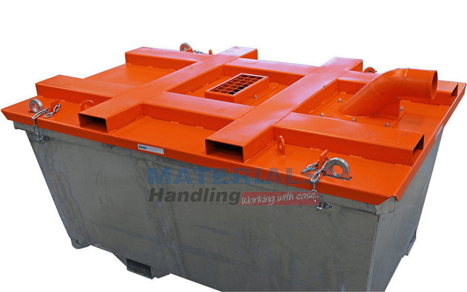 Concrete Washout Bin Materials Handling