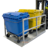 MFGPE150 Goods Platform with Ramp with bins