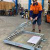 MFWP25C Collapsible Forklift Mounted Work Platforms application