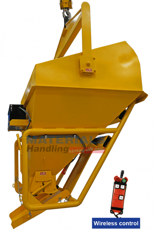 Concrete Kibble LayDown Type Materials Handling