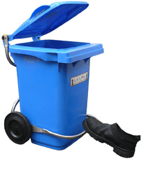 MLL80SS Wheelie Bins with Handsfree Lid Lifters