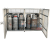 MSGB249 Gas Cylinder Storage Cages open doors