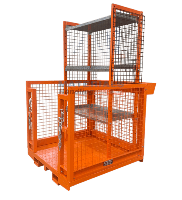 MWPOP S Order Picker Cage with Shelves 1