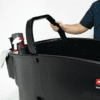 Mega Brute Mobile Waste Container with handle