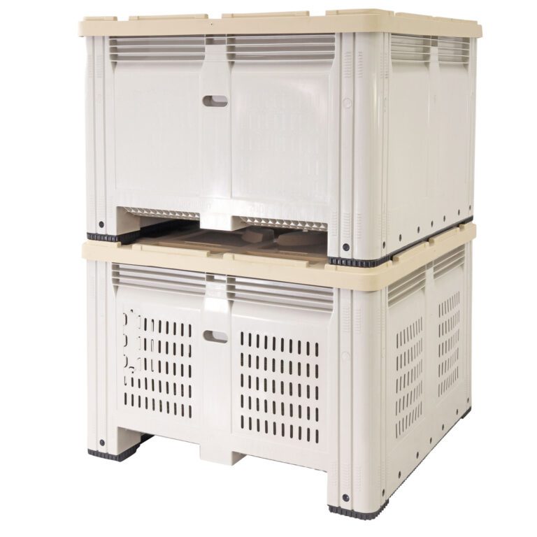 Stacking Plastic Containers - Materials Handling