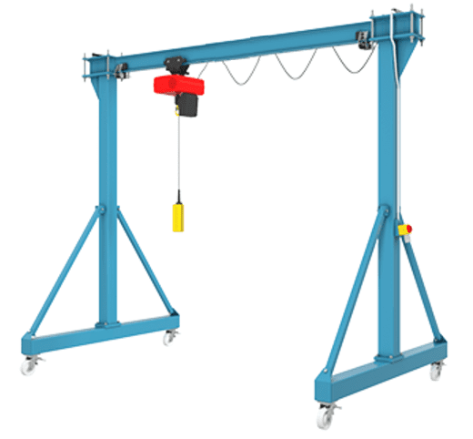 Mobile Gantry Crane with electric chain hoist