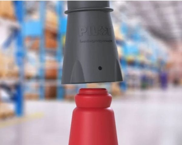 Pilot 10 M Retractable Barrier Detachable Cone