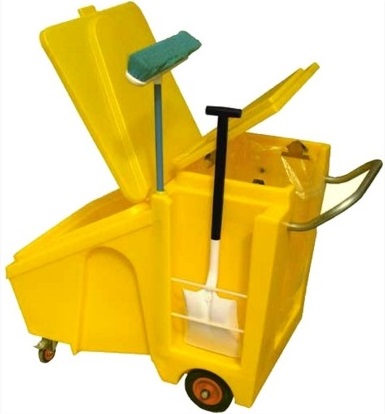 Poly Maintenance Cart 60Litre TSSPC Poly Maintenance Cart 60Litre TSSPC
