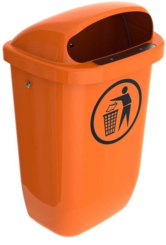 Waste Bins Litter Bins Post or Wall Mount Materials Handling