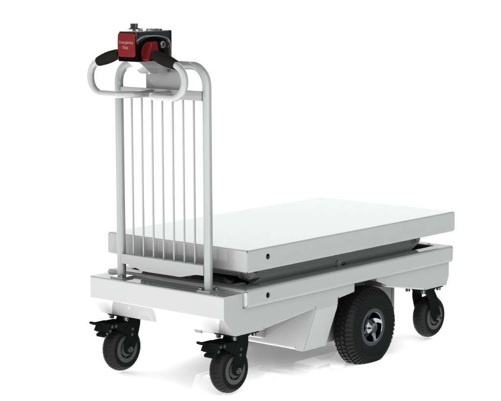 Powered Lift and Drive Scissor Trolley MUM400 3