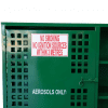 SAC004 Aerosol Can Storage Cages warning label
